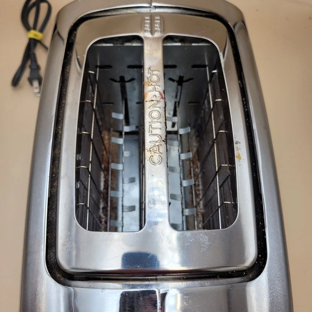 Michael Graves Design 2 Slice Toaster Chrome Bread Loaf KT-3390 Parts Repair